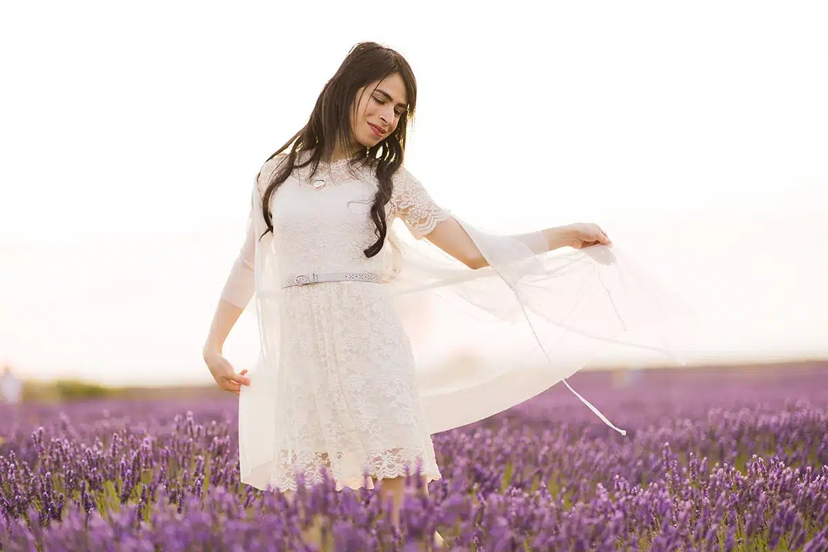 Transgender woman enjoy the lavender camps
